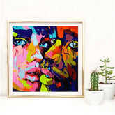 Painting by Numbers Art Man and Woman Together